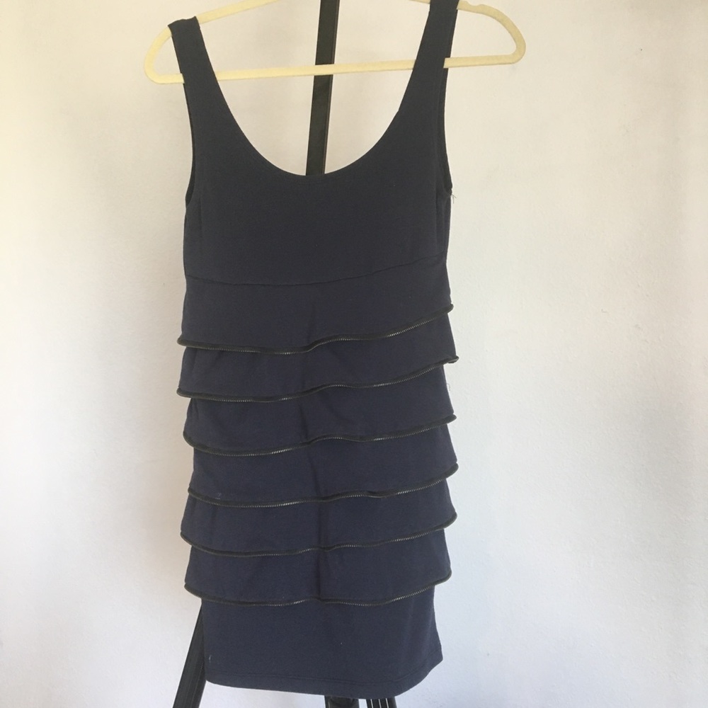 Cute Short Blue Bodycon Dress